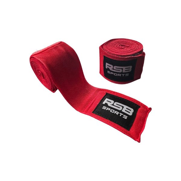 RSB Sports kickboks bandage boksbandages boksen 350CM Rood